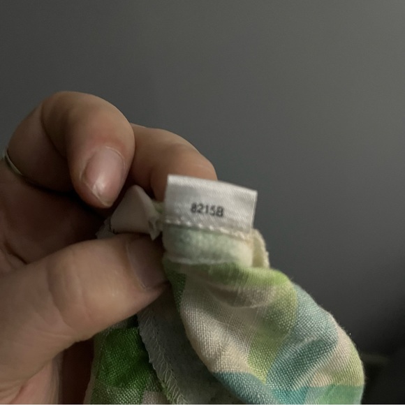 LOFT Spring Plaid 100% Linen Skirt in green and blue Sz 12 petite - Picture 7 of 7